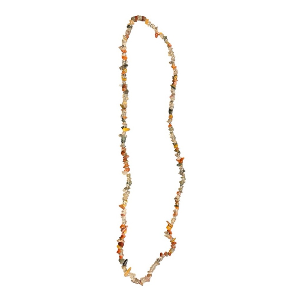 Hand-Crafted Natural Gemstone Necklace LS